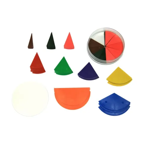 Set de fractions circulaires de 1 à 1/20ème