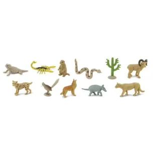 11 Figurines animaux du désert - Tube Safari Ltd 2