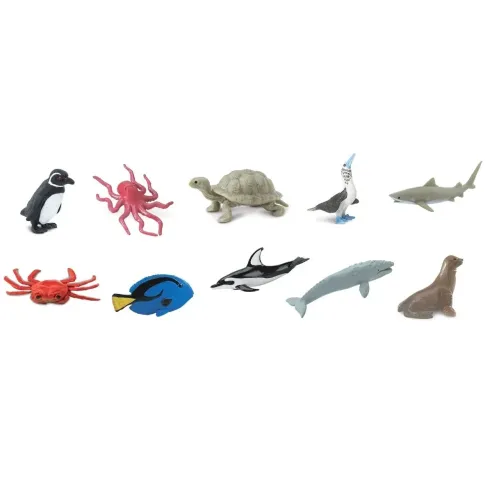 Figurines animaux du Pacifique - Tube Safari Ltd