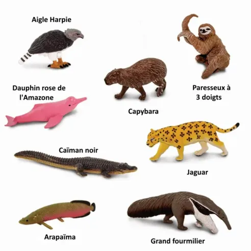 Figurines animaux d'Amérique du Sud - Tube Safari Ltd