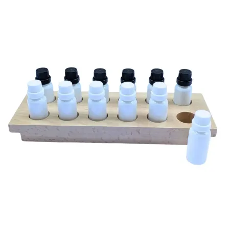 Flacons des odeurs en verre Montessori