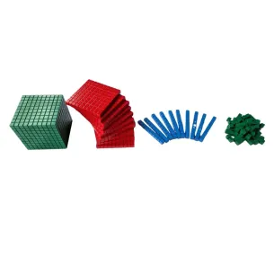 Matériel Lubienska - Coffret 121 pièces en bois couleurs Montessori