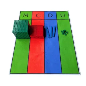 Matériel Lubienska - Coffret 121 pièces en bois couleurs Montessori 2