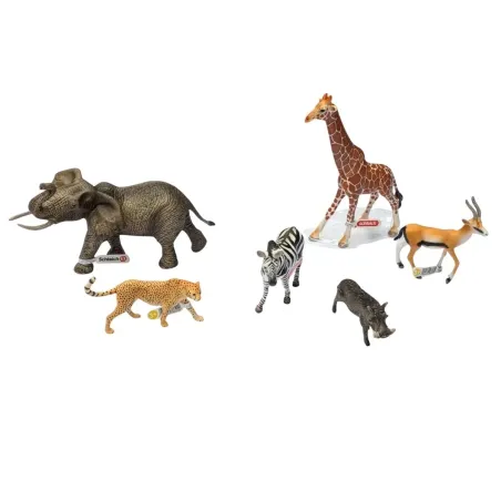 Pack de 6 animaux de la savane - Schleich
