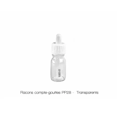 Flacon compte-gouttes 30 ml en verre pour les premières expériences scientifiques