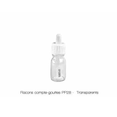 Flacon compte-gouttes 30 ml en verre pour les premières expériences scientifiques