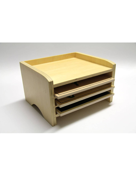 Cabinet de botanique avec 3 puzzles