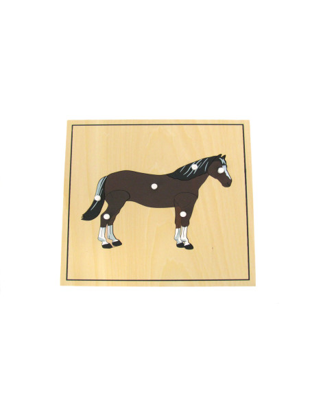 Puzzle du cheval et son squelette