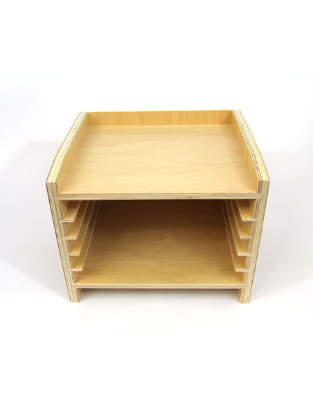 Cabinet pour 5 puzzles (puzzles de botanique ou zoologie)