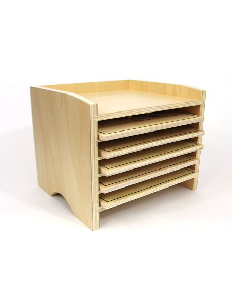 Cabinet de zoologie avec 5 puzzles