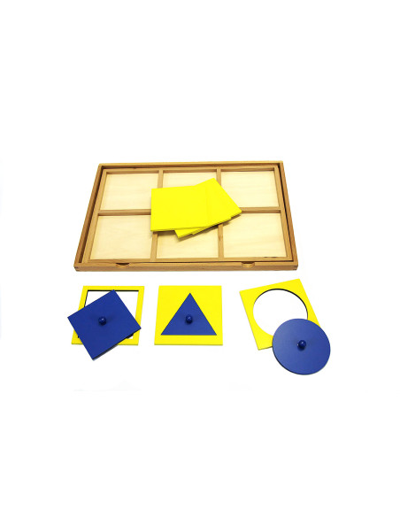 Plateau de présentation pour le cabinet de géométrie