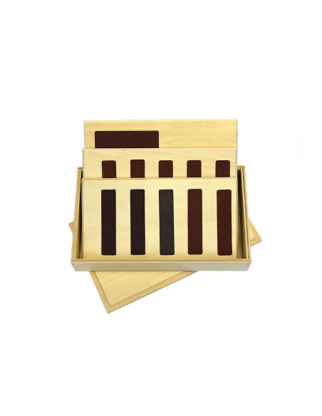 Tablettes lisses et rugueuses