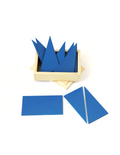 Les triangles constructeurs bleus