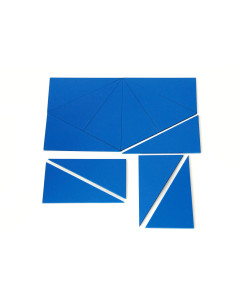 Les triangles constructeurs bleus