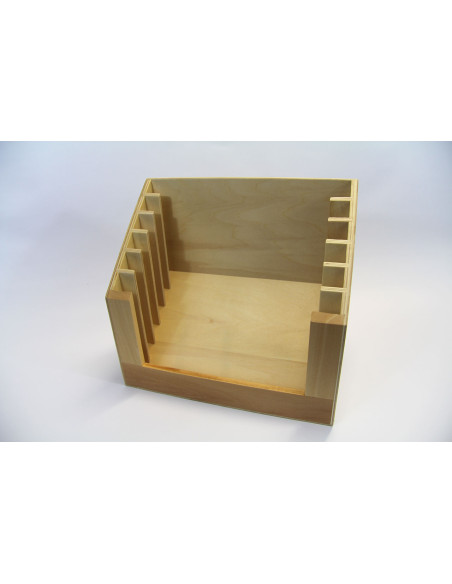 Support en bois pour 6 cadres d'habillage