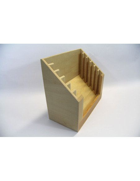 Support en bois pour 6 cadres d'habillage