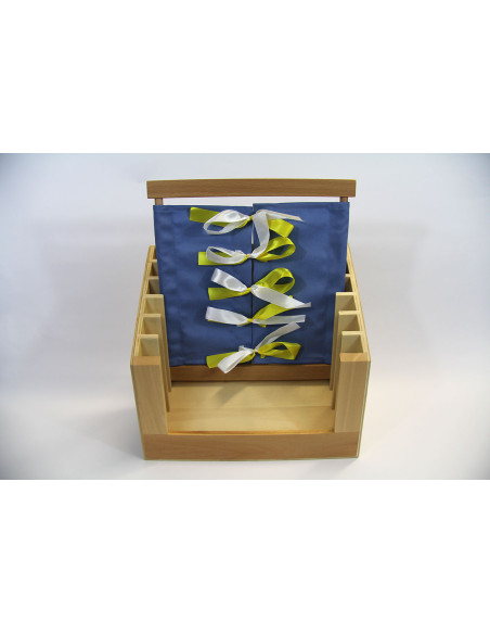 Support en bois pour 6 cadres d'habillage