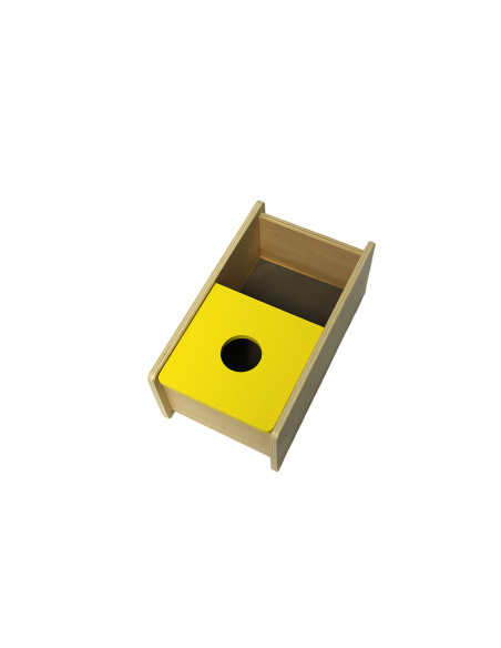 Boite à forme au couvercle rabattable : la balle