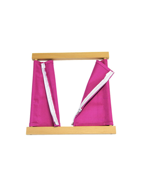 Cadre d'habillage à fermeture éclair