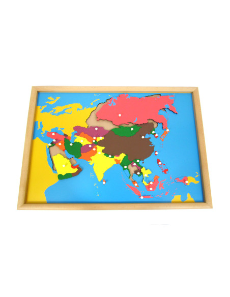 Puzzle de l'Asie