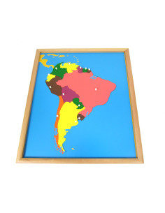Puzzle de l'Amérique du sud