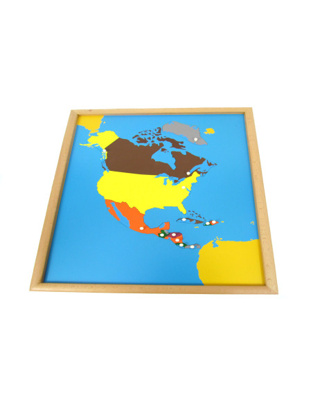 Puzzle de l'Amérique du nord