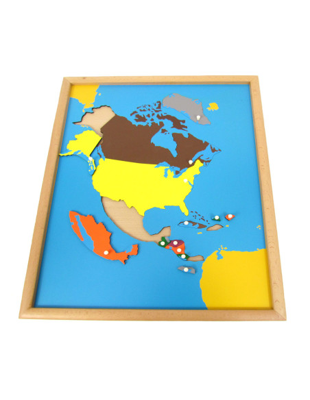 Puzzle de l'Amérique du nord