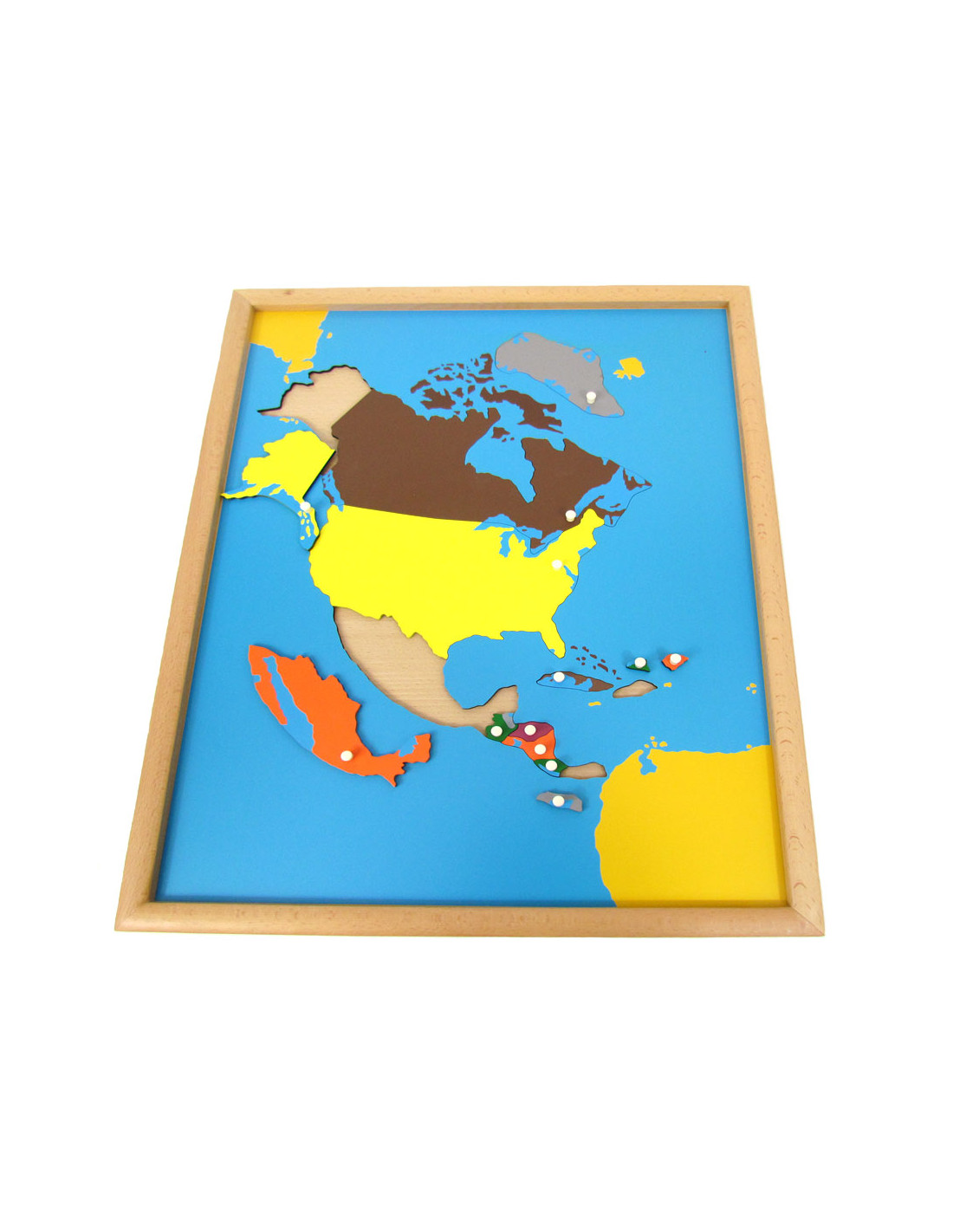 Puzzle ddu Continent Océanie  Géographie 3-6 et 6-12 ans Montessori