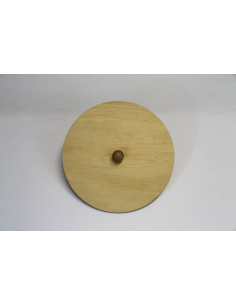 Disque en bois de dessin des hémisphères