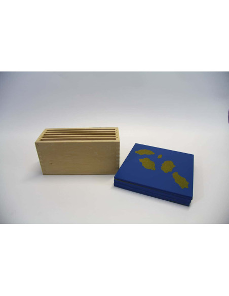 Planches rugueuses des formes géographiques