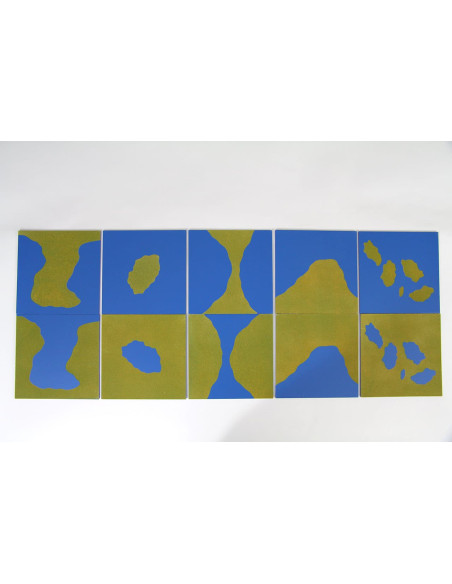 Planches rugueuses des formes géographiques