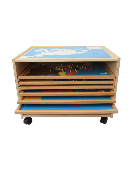 Cabinet complet de géographie