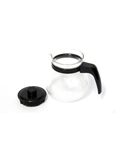 Pichet en verre avec couvercle