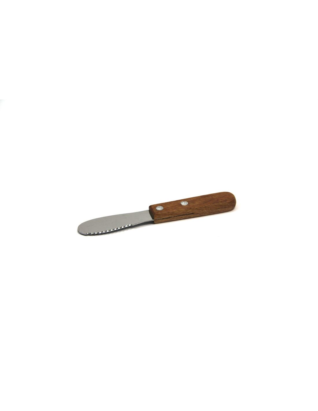 Couteau sans dent avec manche en bois