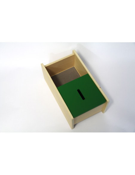 Boîte à forme à couvercle rabattable : le jeton