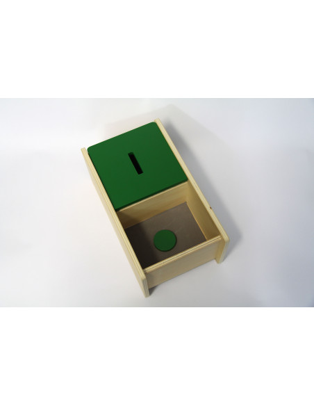 Boîte à forme à couvercle rabattable : le jeton