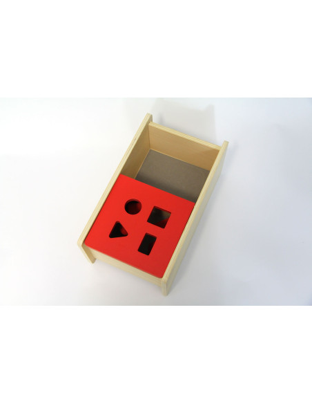 Boîte à forme à couvercle rabattable : les solides géométriques