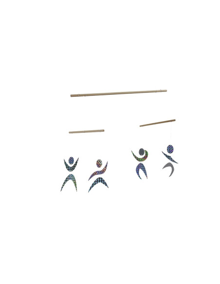 Mobile des danseurs argent