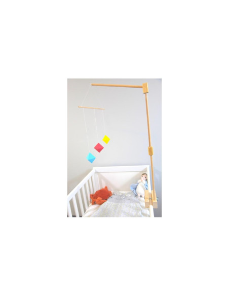 Support mobiles pour lit à barreaux