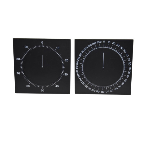 Cercle centésimal et rapporteur