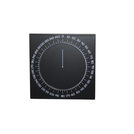 Cercle centésimal et rapporteur