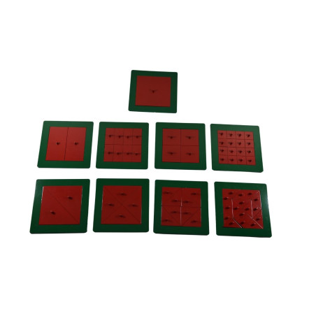 Carrés métalliques